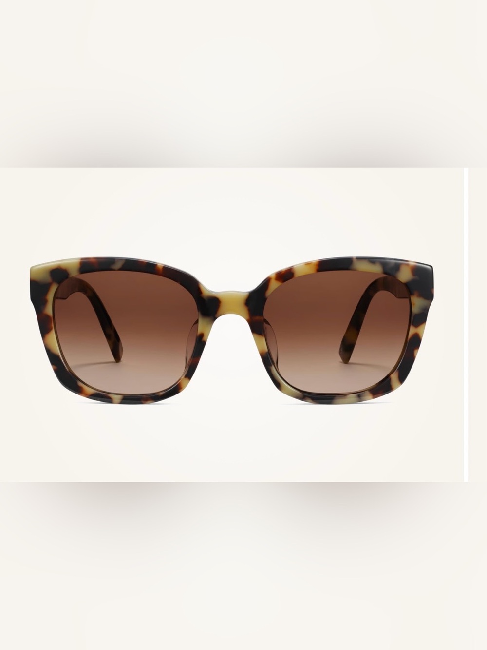 Warby Parker Aubrey Sunglasses - Marzipan Tortoise